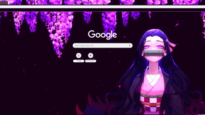 Nezuko Kamado custom cursor for Chrome