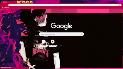 Jojo's Bizarre Adventure Menacing Chrome Theme - ThemeBeta