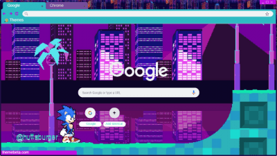 Darkspine Sonic Theme Chrome Theme - ThemeBeta