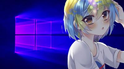 Earth-chan Windows Themes - ThemeBeta