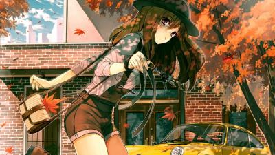 HD wallpaper: trees autumn season anime anime girls 1920x1058 Nature  Seasons HD Art | Wallpaper Flare