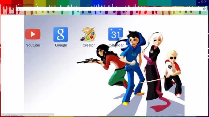 homestuck google chrome themes