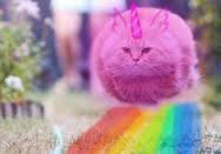 Pink Fluffy Unicorns Dancing on Rainbows Chrome Theme - ThemeBeta