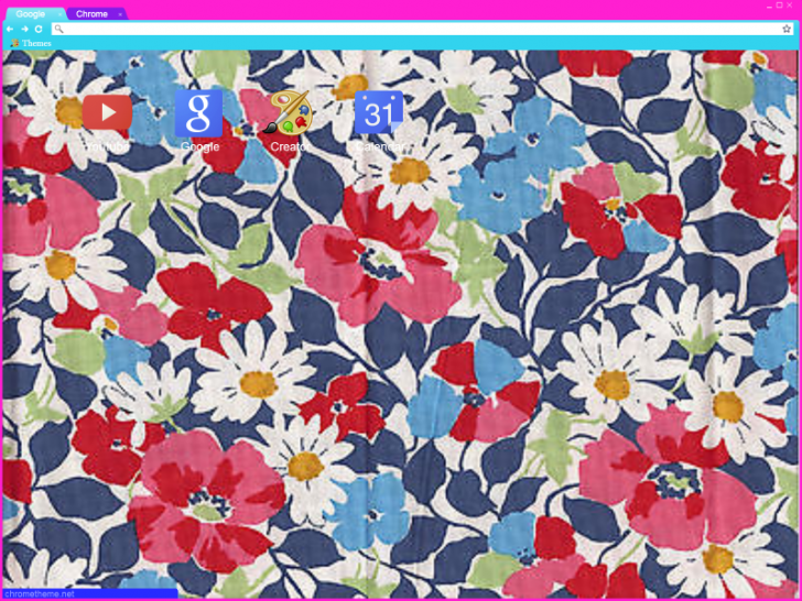 Vera Bradley Summer Cottage Chrome Theme Themebeta