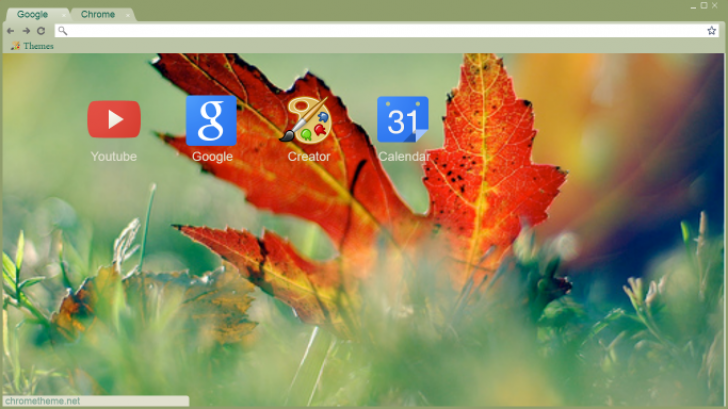 musim luruh Chrome Theme - ThemeBeta