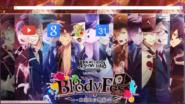 Diabolik Lovers Bloody Fes Chrome Theme Themebeta