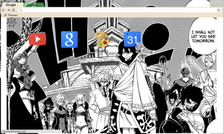 Fairy Tail Spriggan 12 Chrome Theme Themebeta