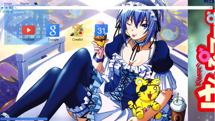 Kore wa Zombie Desu ka? x Sora no Otoshimono Chrome Theme - ThemeBeta