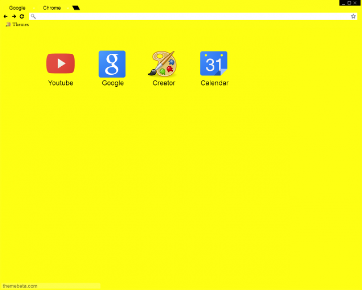 google chrome themes black and yellow