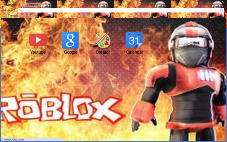 Roblox Fire Chrome Theme Themebeta - fire action roblox