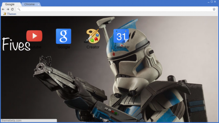 Star Wars Arc Trooper Fives Ct 5555 Chrome Theme Themebeta