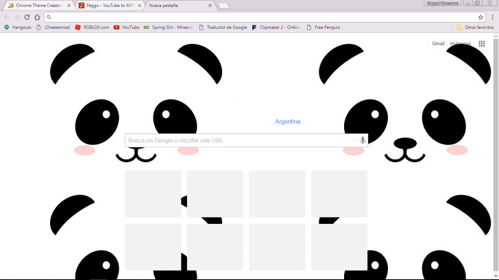 Kawaii Panda Chrome Theme Themebeta - kawaii panda roblox