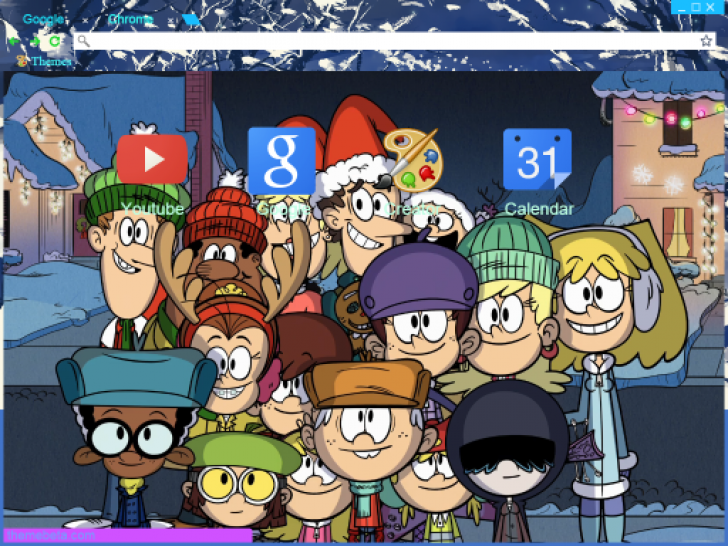 LOUD HOUSE CHRISTMAS COUNTDOWN Chrome Theme - ThemeBeta