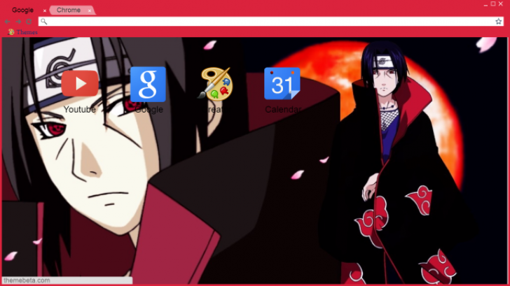 Itachi Uchiha Chrome Theme Themebeta