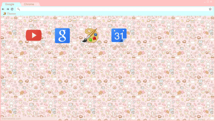 little space ddlg aesthetic Chrome Theme - ThemeBeta