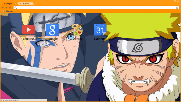 Naruto Boruto Chrome Theme ThemeBeta