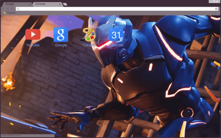 Fortnite Season 4 Chrome Theme Themebeta - fortnite season 4