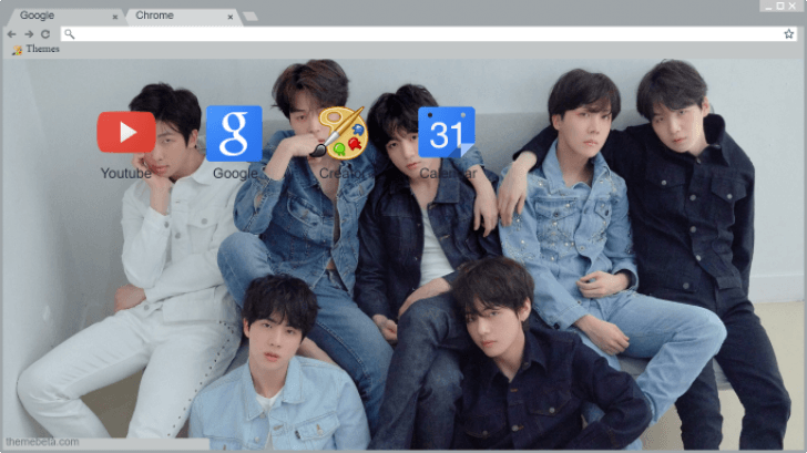 Bts Love Yourself 轉 Tear Concept Photo R Version Chrome Theme Themebeta