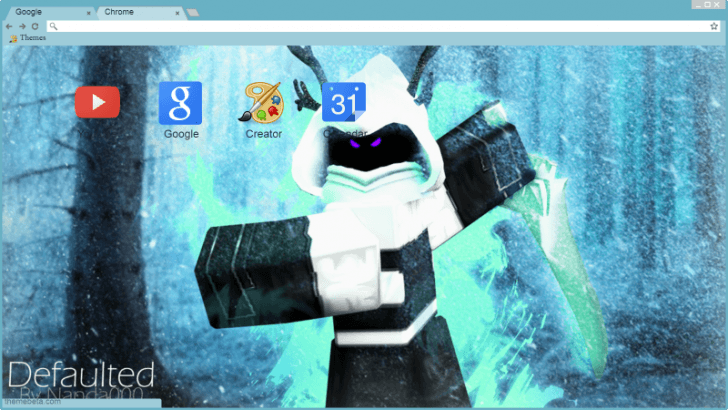 Roblox Wallpaper Godz Chrome Theme Themebeta - google chrome roblox background
