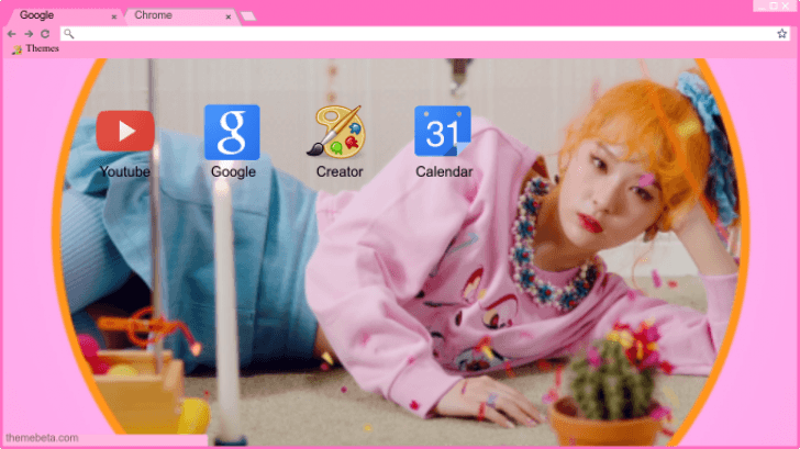 Seulgi Russian Roulette Chrome Theme Themebeta