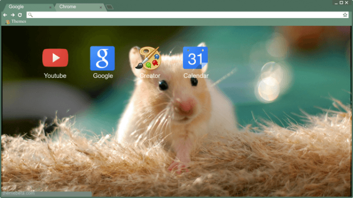 Hamster #1 Chrome Theme - ThemeBeta