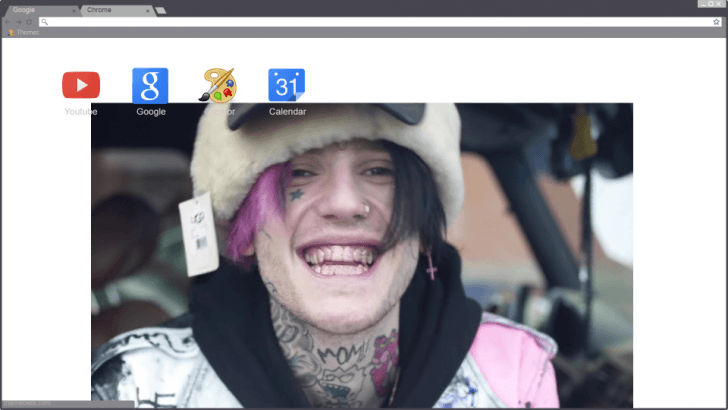 Lil Peep Benz Truck Chrome Theme Themebeta