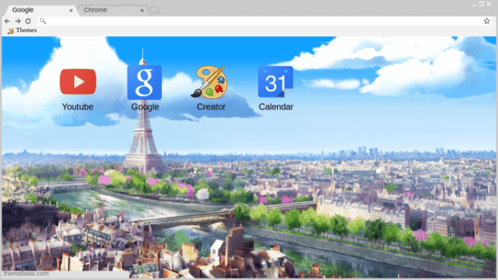 Miraculous Ladybug Paris Eiffel Tower Chrome Theme Themebeta