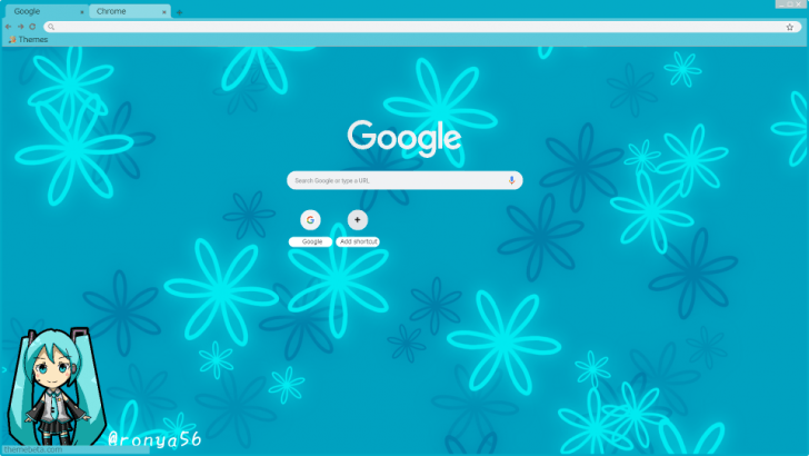 初音ミク Chrome Theme Themebeta