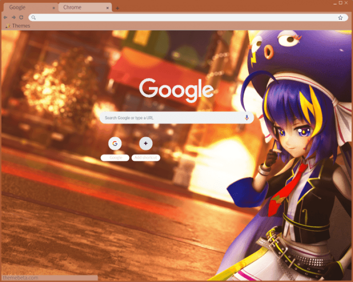 音街ウナ Spicy 夜の街 Otomachi Una Spicy City Of Night Chrome Theme Themebeta