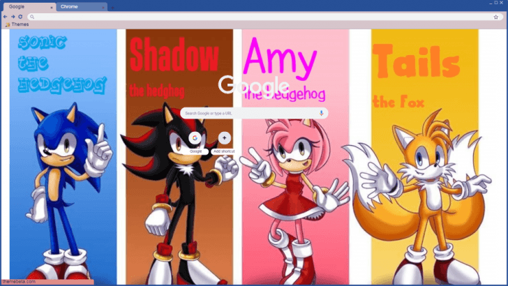 PAPERMAU: Sonic The Hedgehog - Sonic, Amy, Tails & Shadow Paper