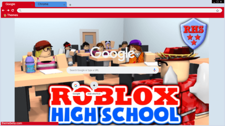 Roblox High School 2 Chrome Theme Themebeta - roblox high school 2