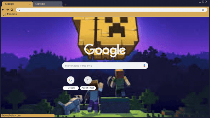 Minecraft Theme Chrome Theme - ThemeBeta