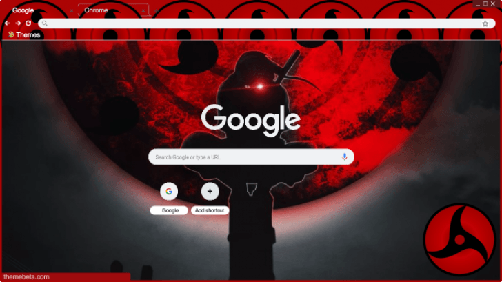 Itachi Uchiha Chrome Theme Themebeta