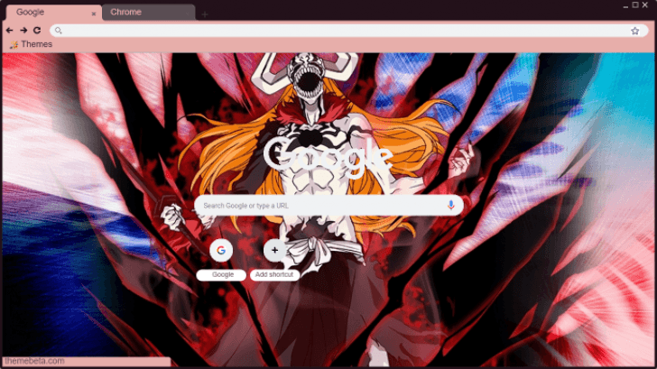 Ichigo y Ulquiorra Vasto Lorde Chrome Theme - ThemeBeta