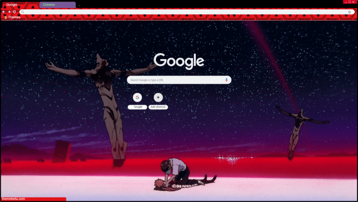 エヴァンゲリオン シンジ アスカ Lclの海 Chrome Theme Themebeta
