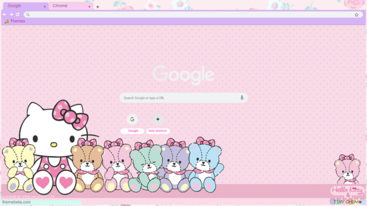 Hello Kitty Chrome Theme Themebeta