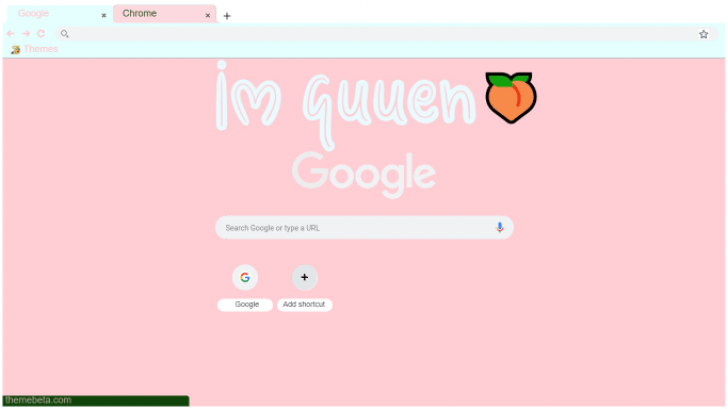 pink fluff; Chrome Theme - ThemeBeta