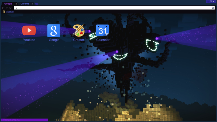 Wither storm Chrome Theme - ThemeBeta