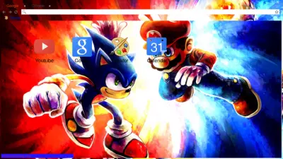 sonic vs Mario theme