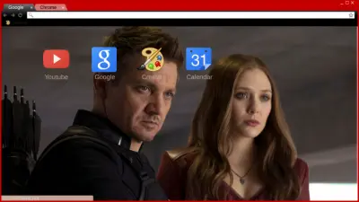 Hawkeye and Scarlet Witch