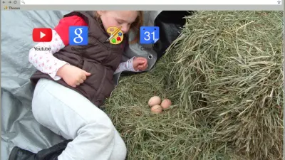 Eggs in the hay