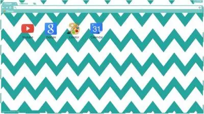 Teal Chevron