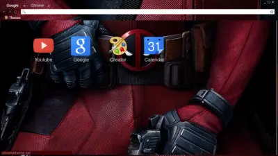 Deadpool Chrome Theme