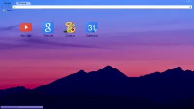 Mountain Sunset Theme