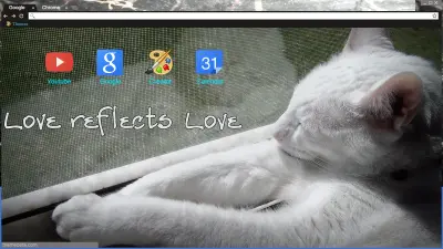 Love Reflects Love Cat