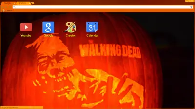 The Walking Dead Pumpkin Theme