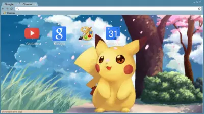 Pikachu staring