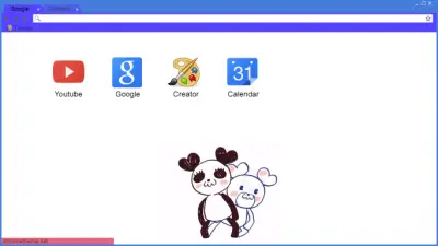 Honeyworks Panda and White bear (Blue)