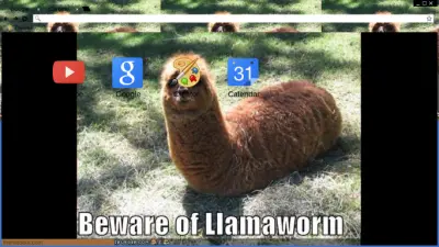 Beware the llamaworm