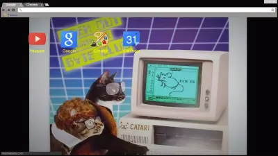 COMPUTER '80s CATS 